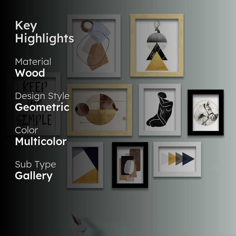 Delightful Disarray Wall Art - Set Of Nine media 2