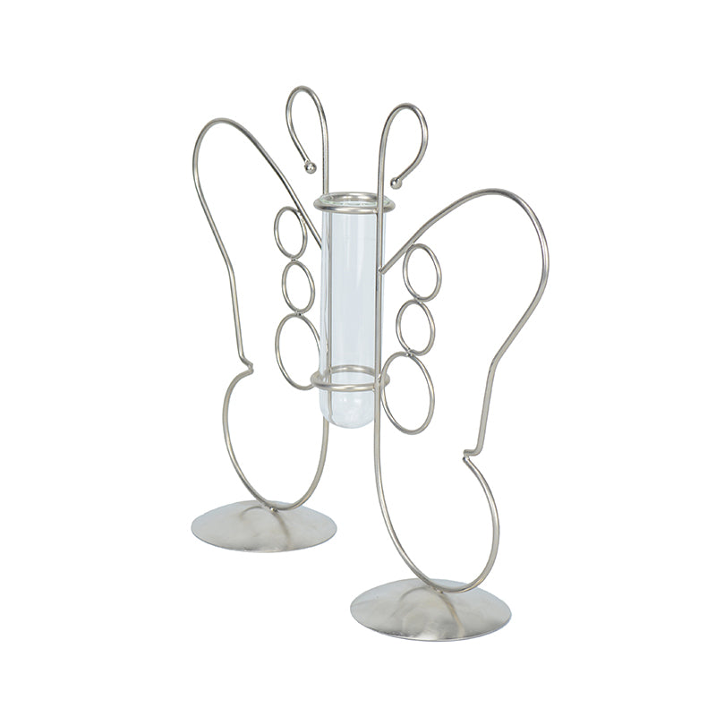 Nector Glow Test Tube Planter - Silver media 3