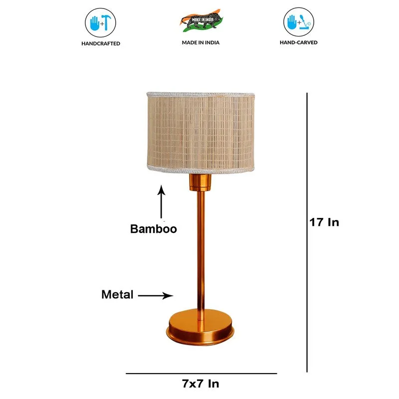 Kavira Aven Metal Table Lamp - Beige media 8