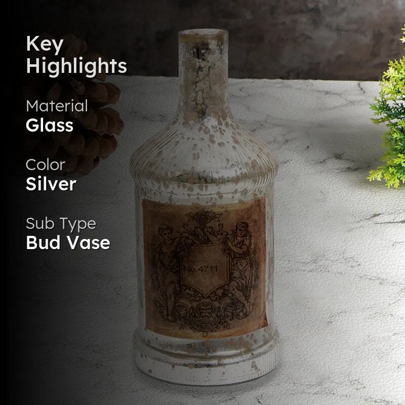 Antiquia Cylindricial Glass Vase media 2
