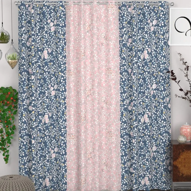 Bloom Floral Nest Curtains - Set of Three media 1