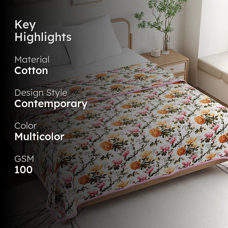 Fleur Fever Cotton Dohar - Multicolor media 2