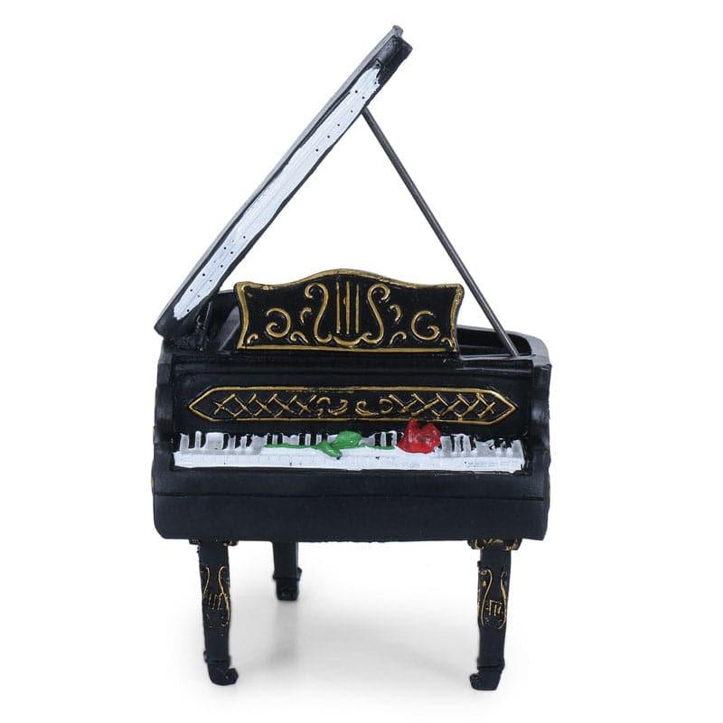 Piano Past Table Accent - Black media 3