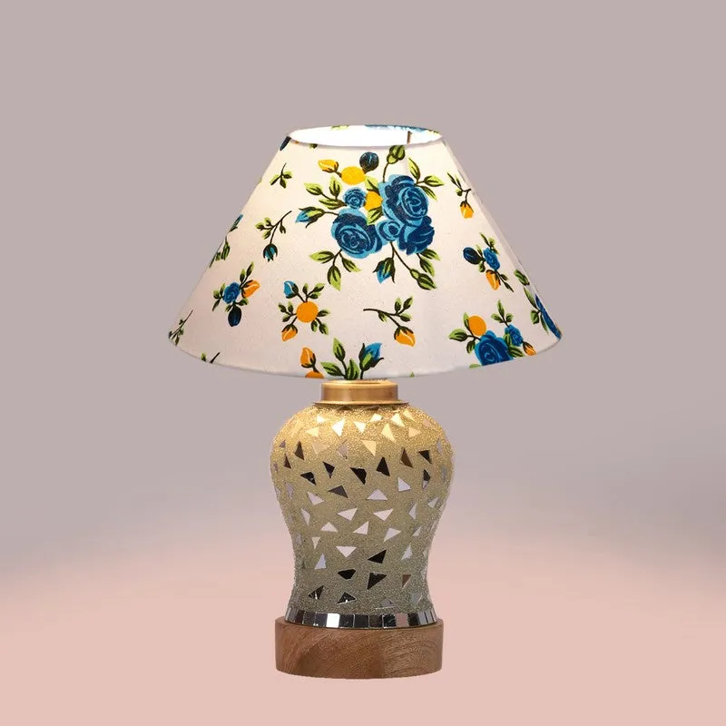 Liora Fleur Wooden Table Lamp - Multicolor media 6