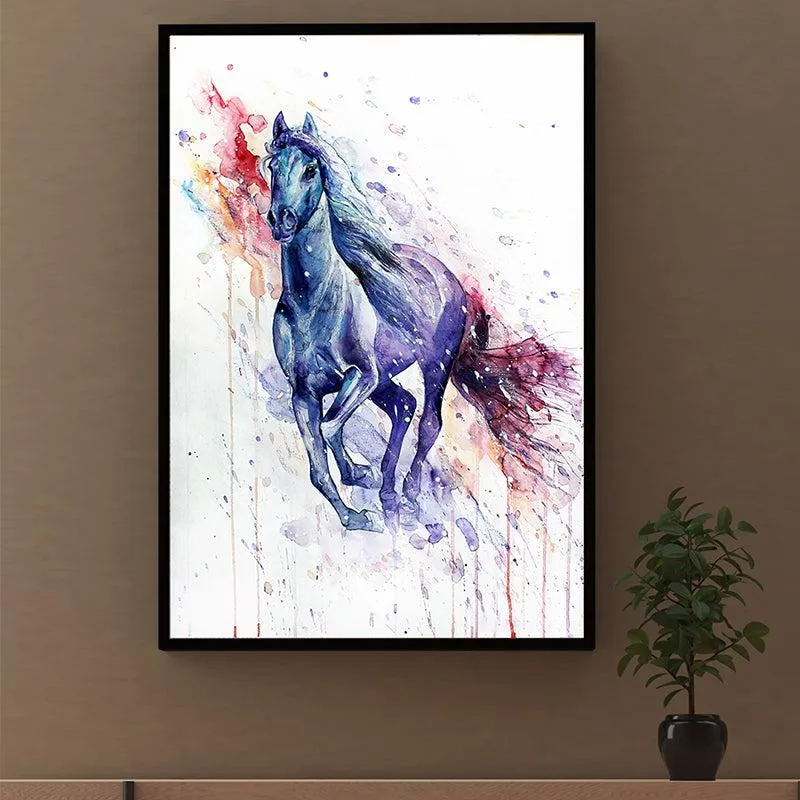 Stallion Blaze Wall Painting media 1