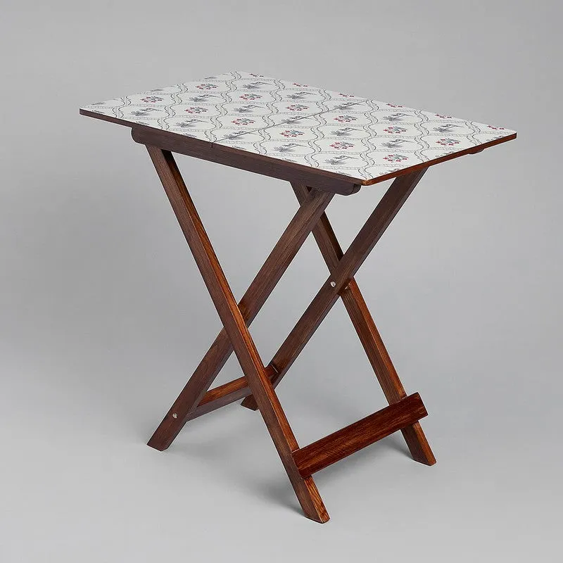 India Circus Wood Tropic Folding Side Table media 3