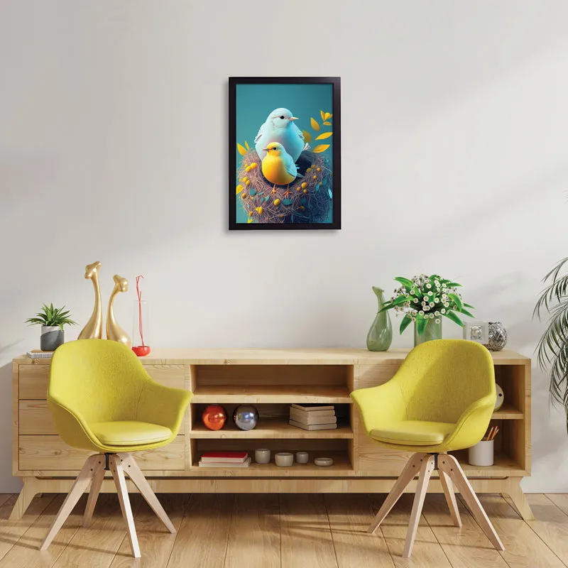 Sparrow Twin Wall Art media 3