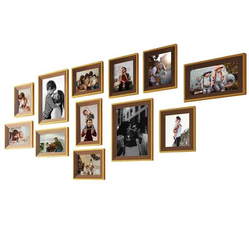 Eclectic Edge Wooden Wall Photo Frame - Set Of Twelve media 6