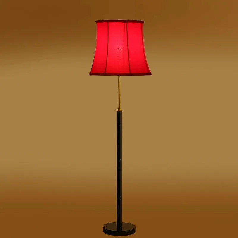 Modern Arc Wooden Floor Lamp - Red media 7