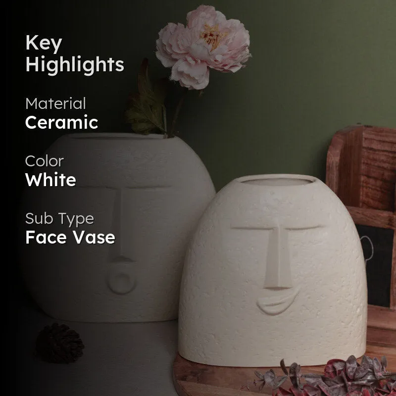 Smirk Smile Vase - Two Piece Set media 2