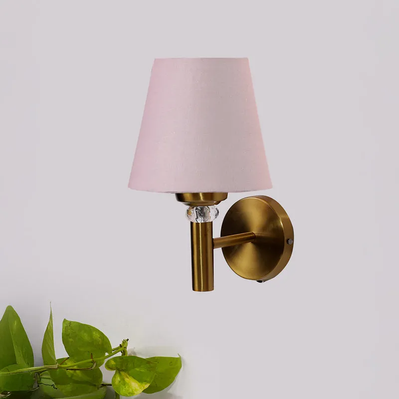 Aquilla Steel & Cotton Wall Lamp - Beige media 3