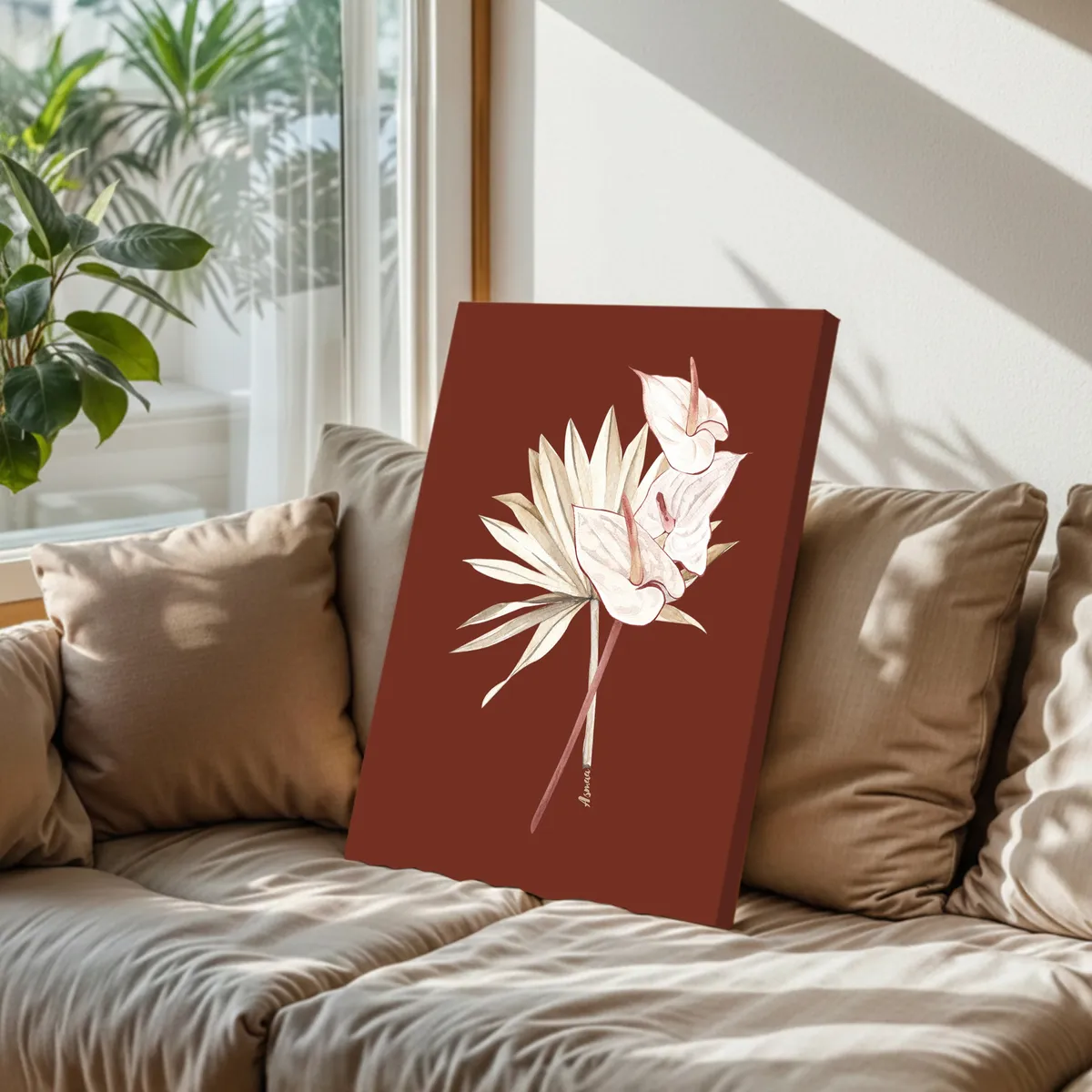 Elegant Botanical Sketch Wall Art media 5