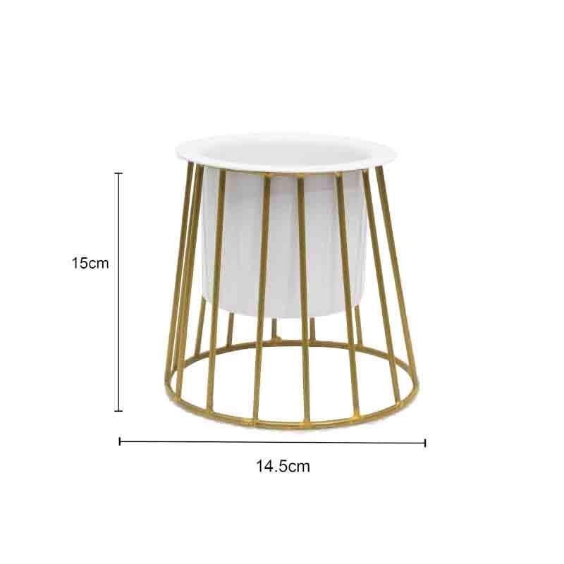 Muse Table Top Planter With Stand - Set Of Two media 8