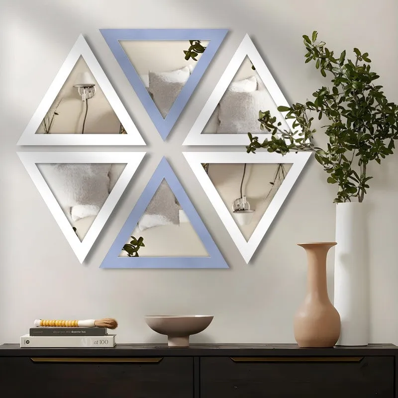 LuxeVertex Wall Mirror - Set Of Six media 1