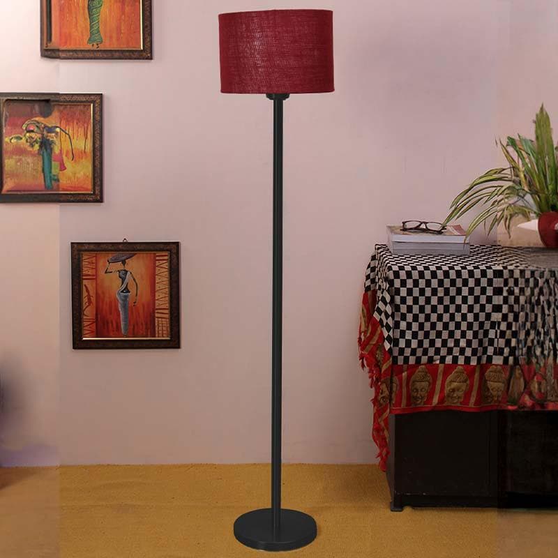 Solid Talk Floor Lamp - Maroon media 3