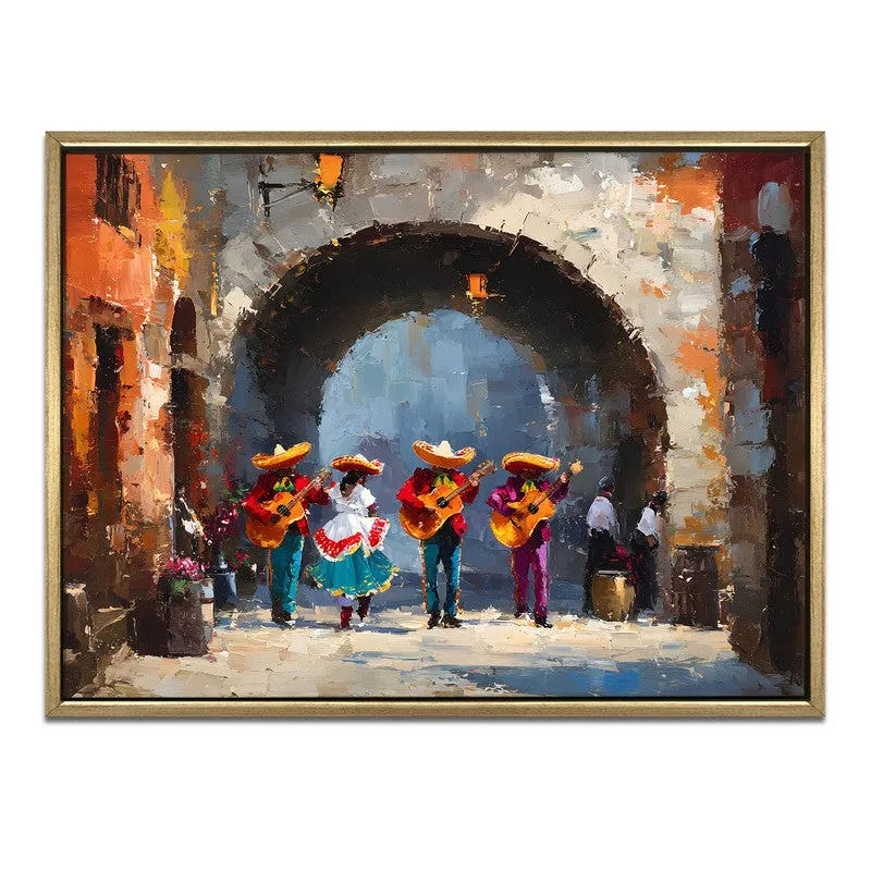 Rustic Serenade Canvas Wall Painting With Frame media 3