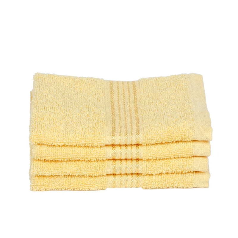 Junia Face Towel (Yellow) - Set Of Four media 3