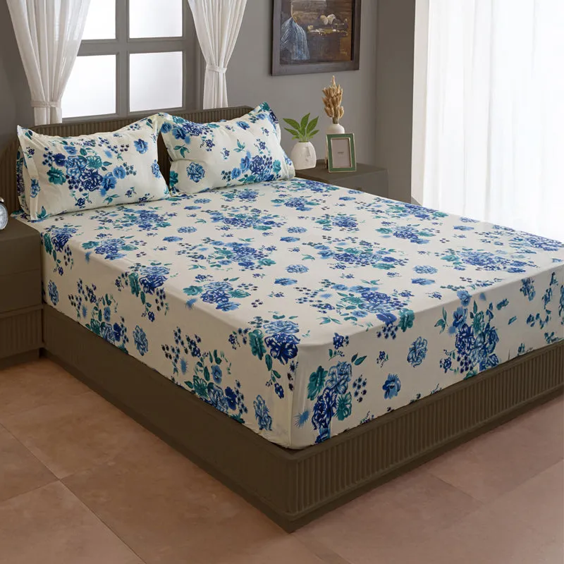 Swayam Endless Winter Cotton Bedsheet - 144 TC media 3