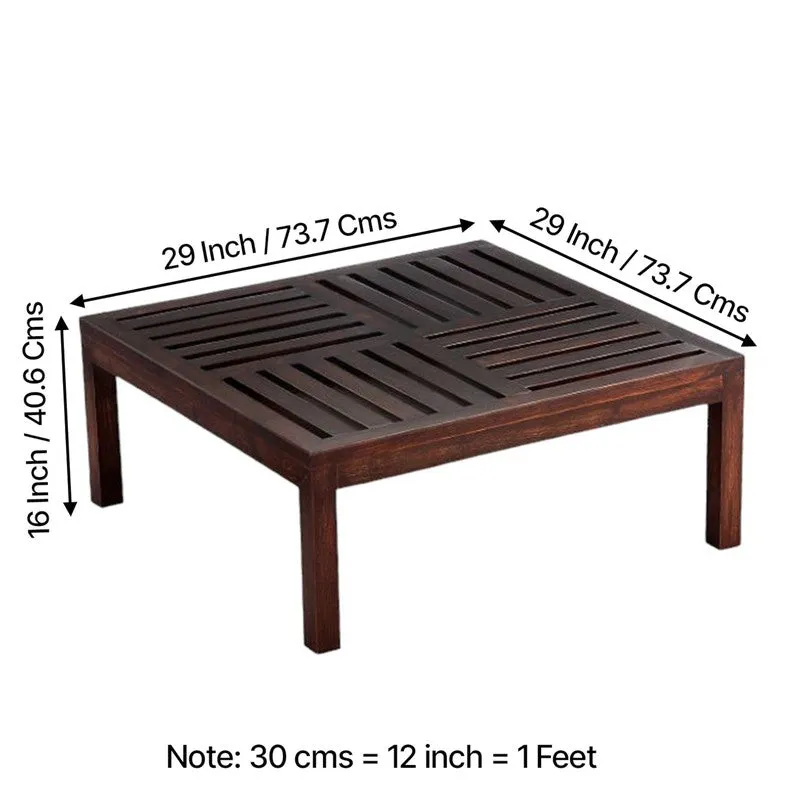 Nervon Sheesham Wooden Center Table media 10