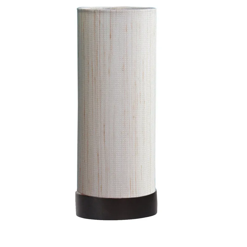 Miza Tower Wooden Table Lamp - White,Black media 4