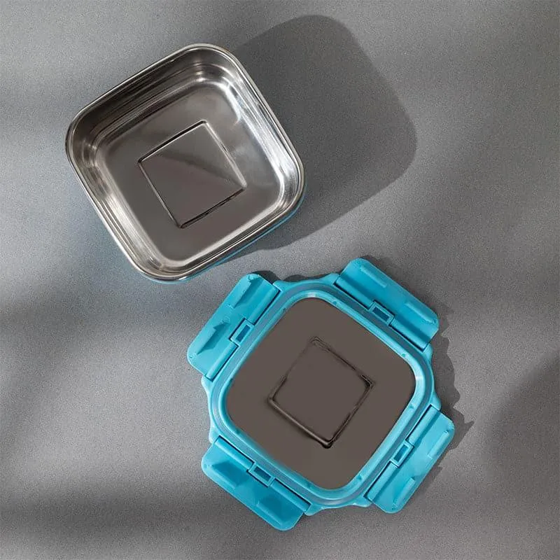 Vault Microwave Safe Lunch Box (Aqua) - 300 mL media 6