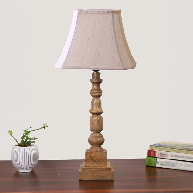 Allume I Arbor Wooden Table Lamp - Beige,Brown media 3