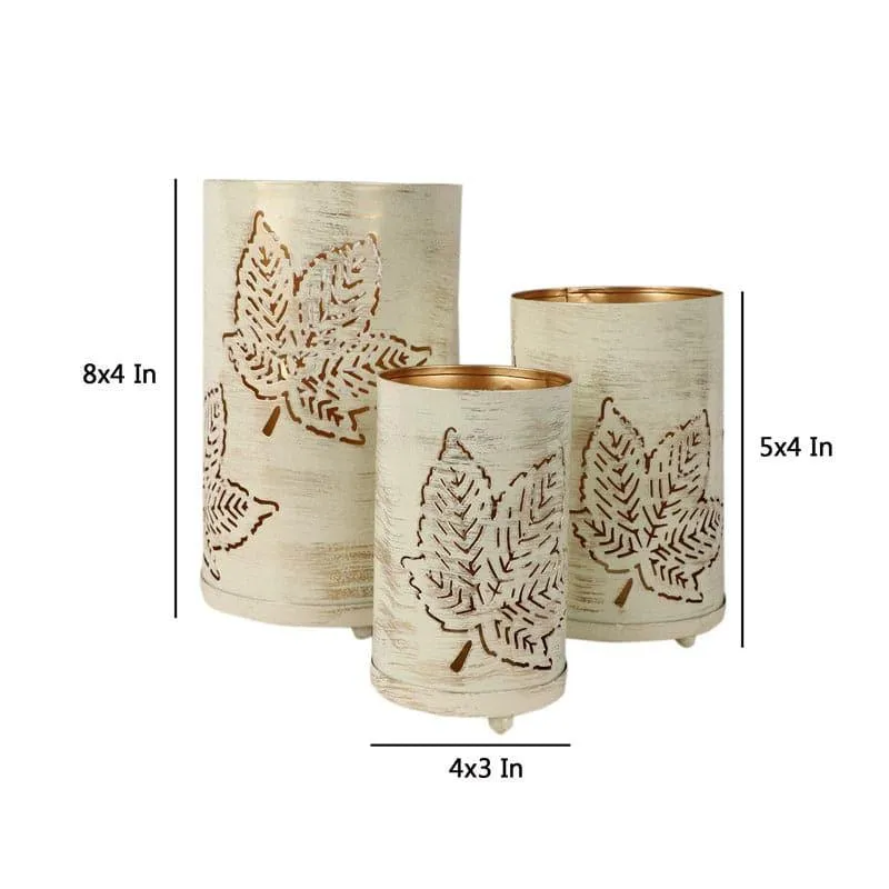 Maple Mela Tealight Candle Holder - Set Of Three media 7