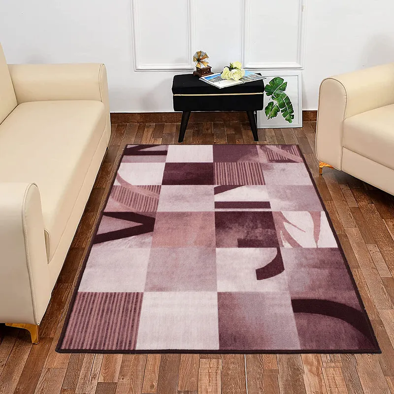 Abstract Maroon Anti-Skid Carpet media 3