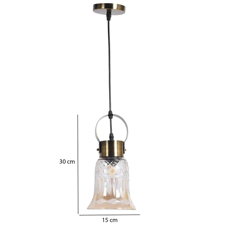 Aurora Faceted Pendant Glass Ceiling Lamp media 8