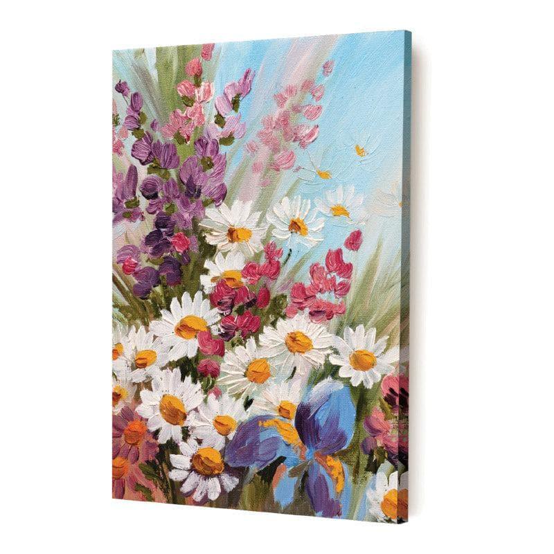Flowery Maiden Wall Painting media 6