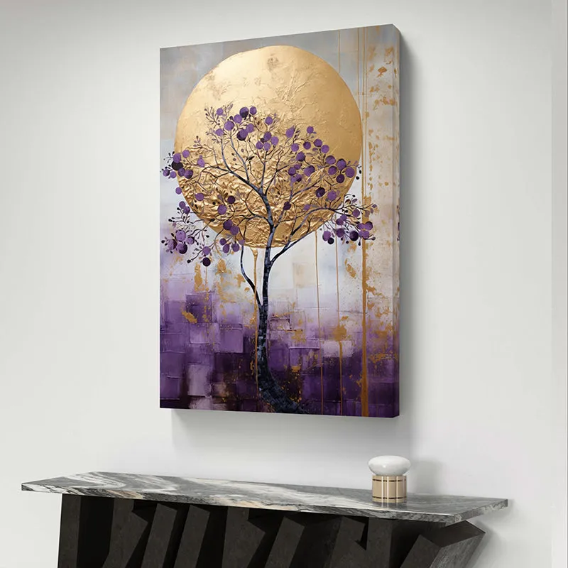 Purple Night Wall Painting media 4