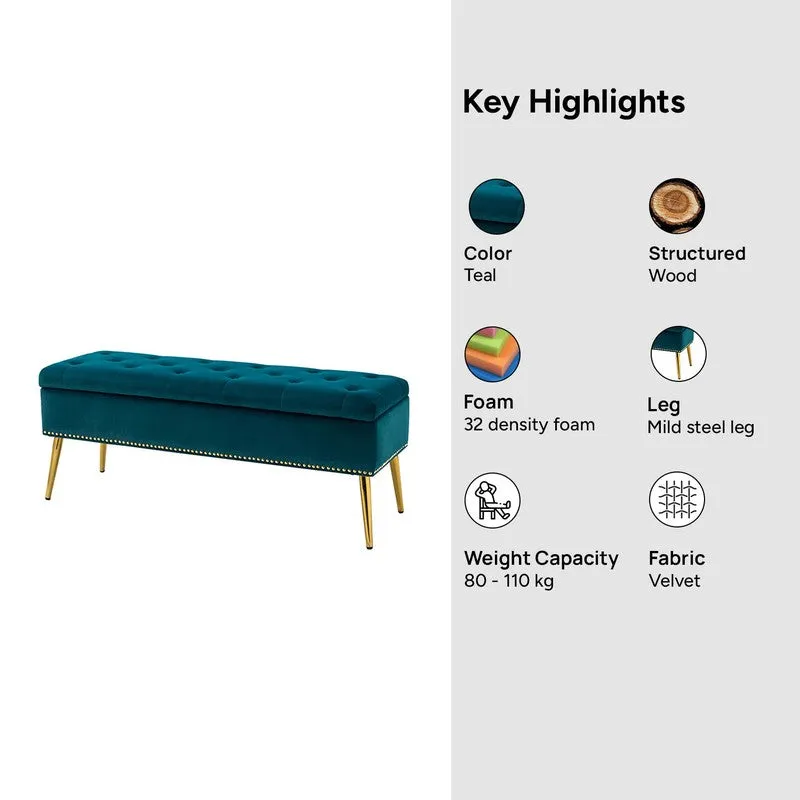 Carnes Bench - Teal media 5