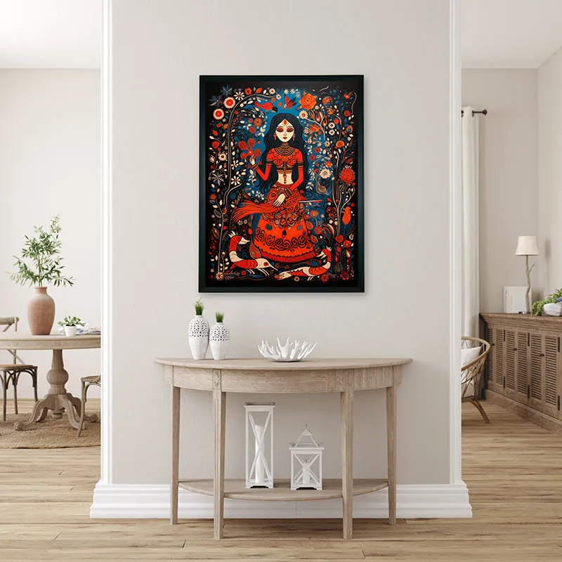 Scarlet Lady Canvas Wall Art media 4