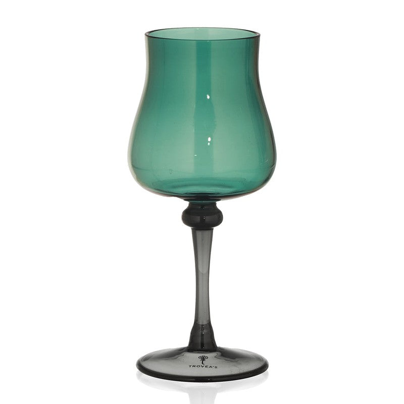 Jade Mist Wine Glasses (240 mL Each) - Set Of Four media 5