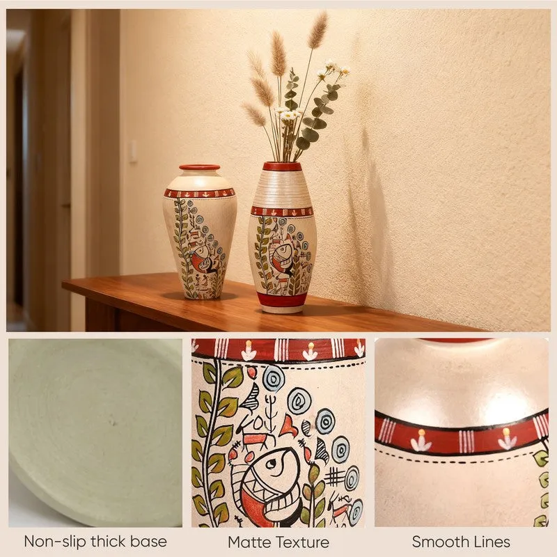 Niara Terracotta Vase - Set of Two media 7
