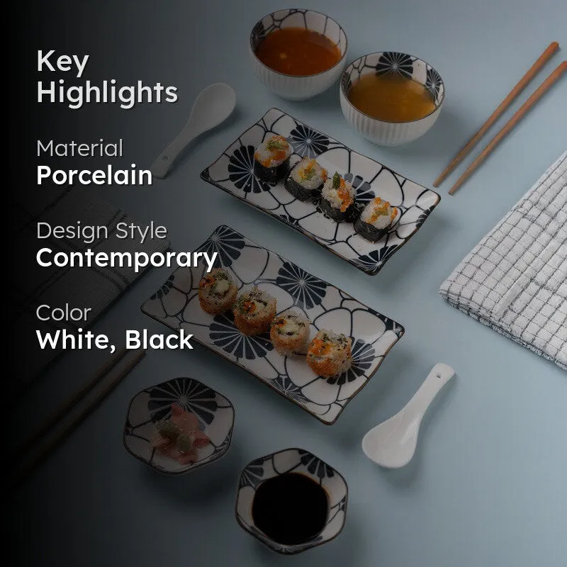 CasaLuxe Sushi Set - Ten Piece Set media 2