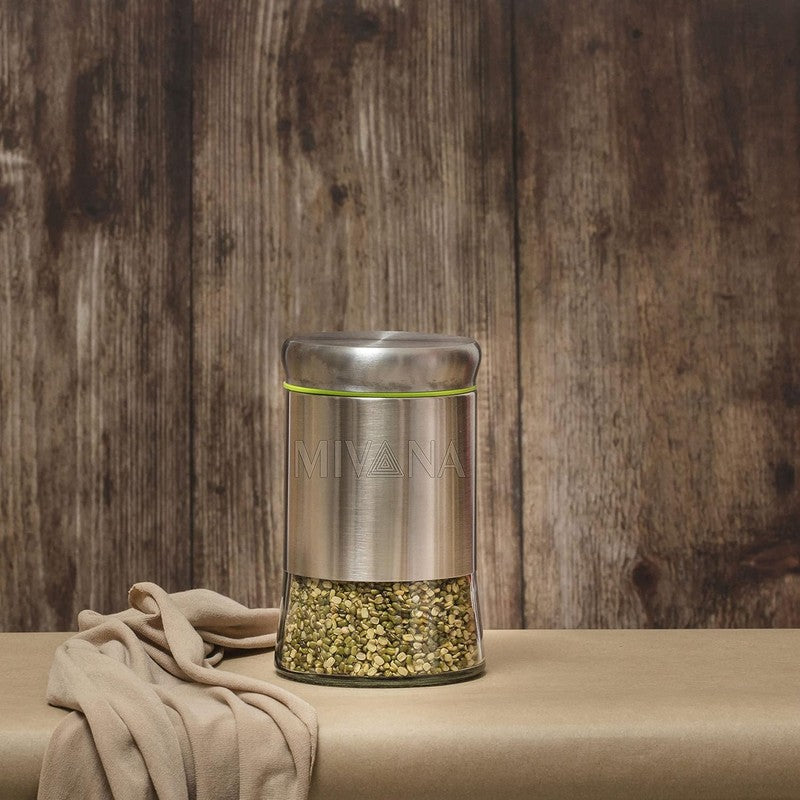Clear Nest Stainless Steel Jar (550 mL Each) - Set Of Six media 6