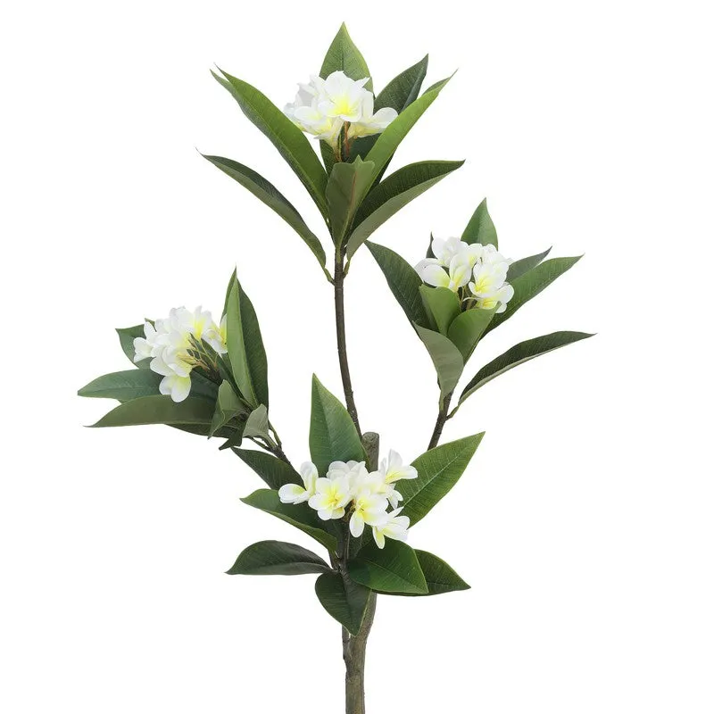 Minimal Greens Artificial Plant With Black Plastic Pot - 3.9 ft media 5