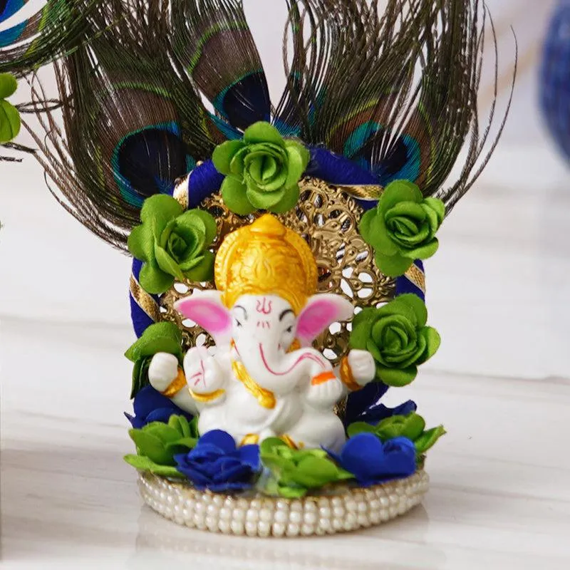 Vakratund Mayoora Idol - Set Of Two media 4