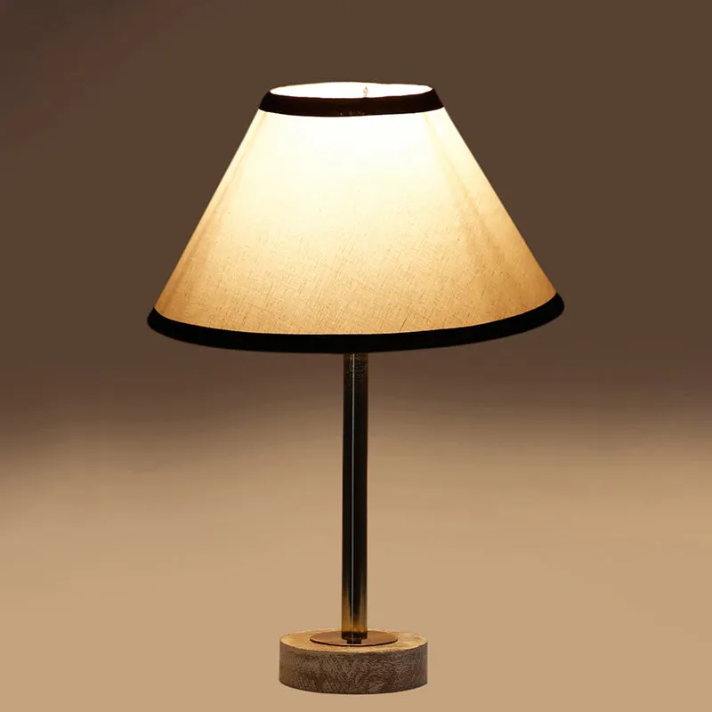 Cotin II Stripe Rodin Wooden Table Lamp - White,Gold,Black media 6