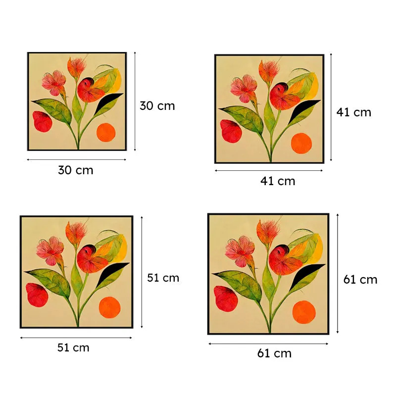 Lively Spring Flowers Wall Painting media 6