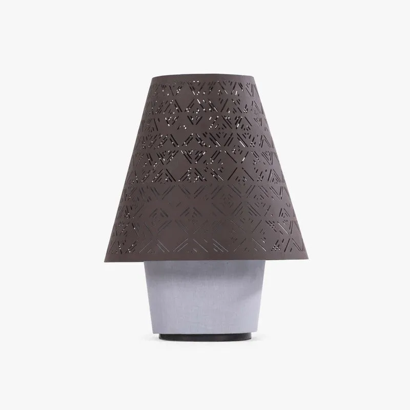 Orange Tree Killa Mild Steel Table Lamp - Grey,White media 3