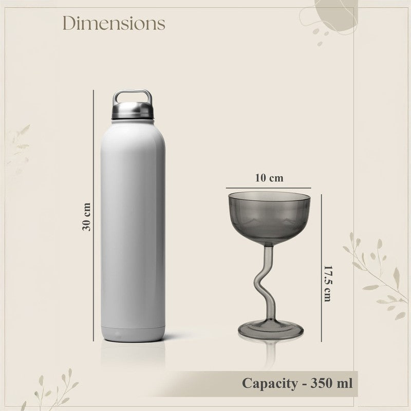 Brivon Coupe Glass(350 mL) - Set Of Two media 8