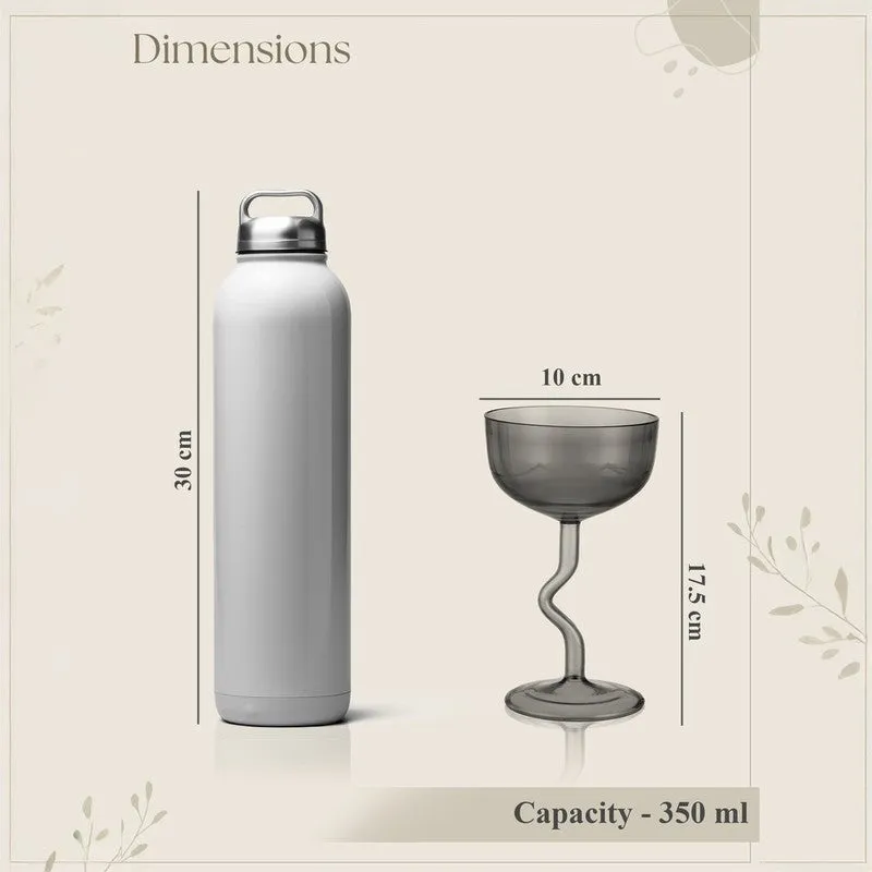 Brivon Coupe Glass(350 mL) - Set Of Two - 8