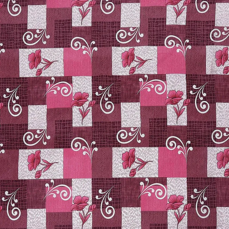 Monte Carlo Checkered Bloom Bedsheet - 120 GSM media 7