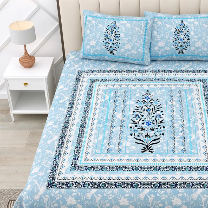 Aangan Petals Cotton Bedsheet - 180 TC media 4