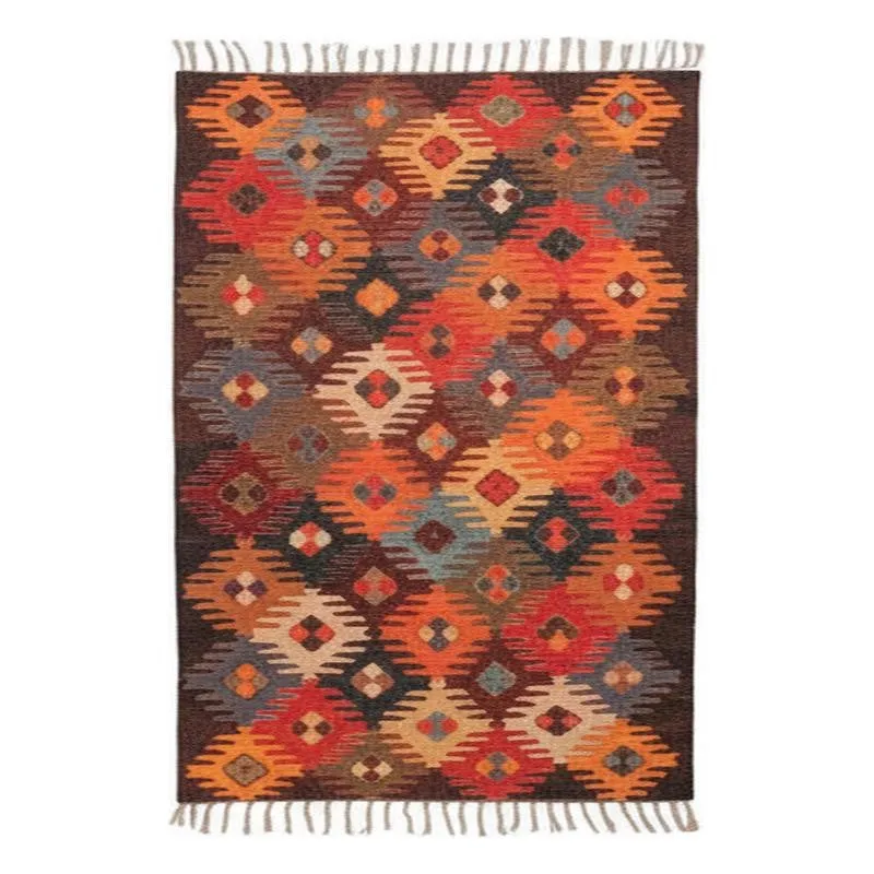 Yahweh Recycled PET Ethnic Dhurrie Recycled PET Dhurries media 7