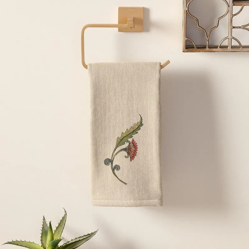 Softelle Cotton Hand Towel (Off White) - Set Of Two media 3