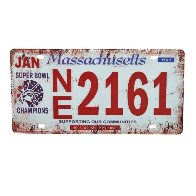 Massachusets NE 2161 Metal Wall Accent media 3