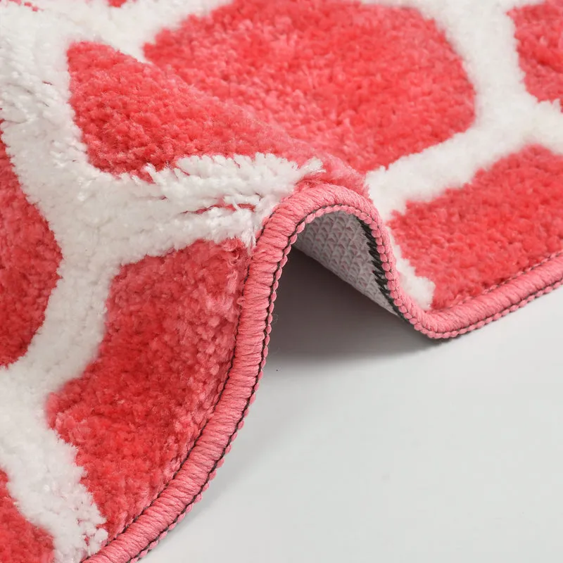 Trevona Cotton Bath Mat - Pink media 6